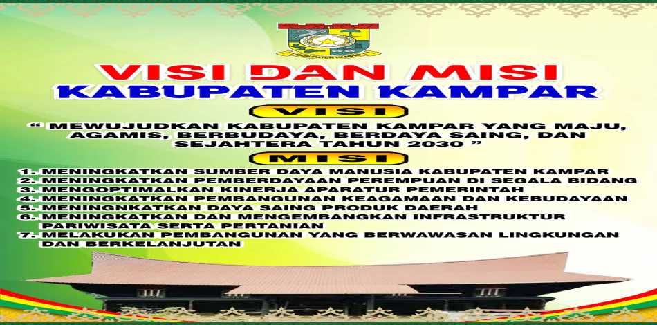 Visi dan Misi Kabupaten